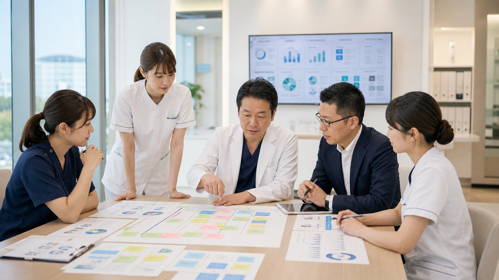 MVV浸透計画を具体化する打ち合わせのイメージ